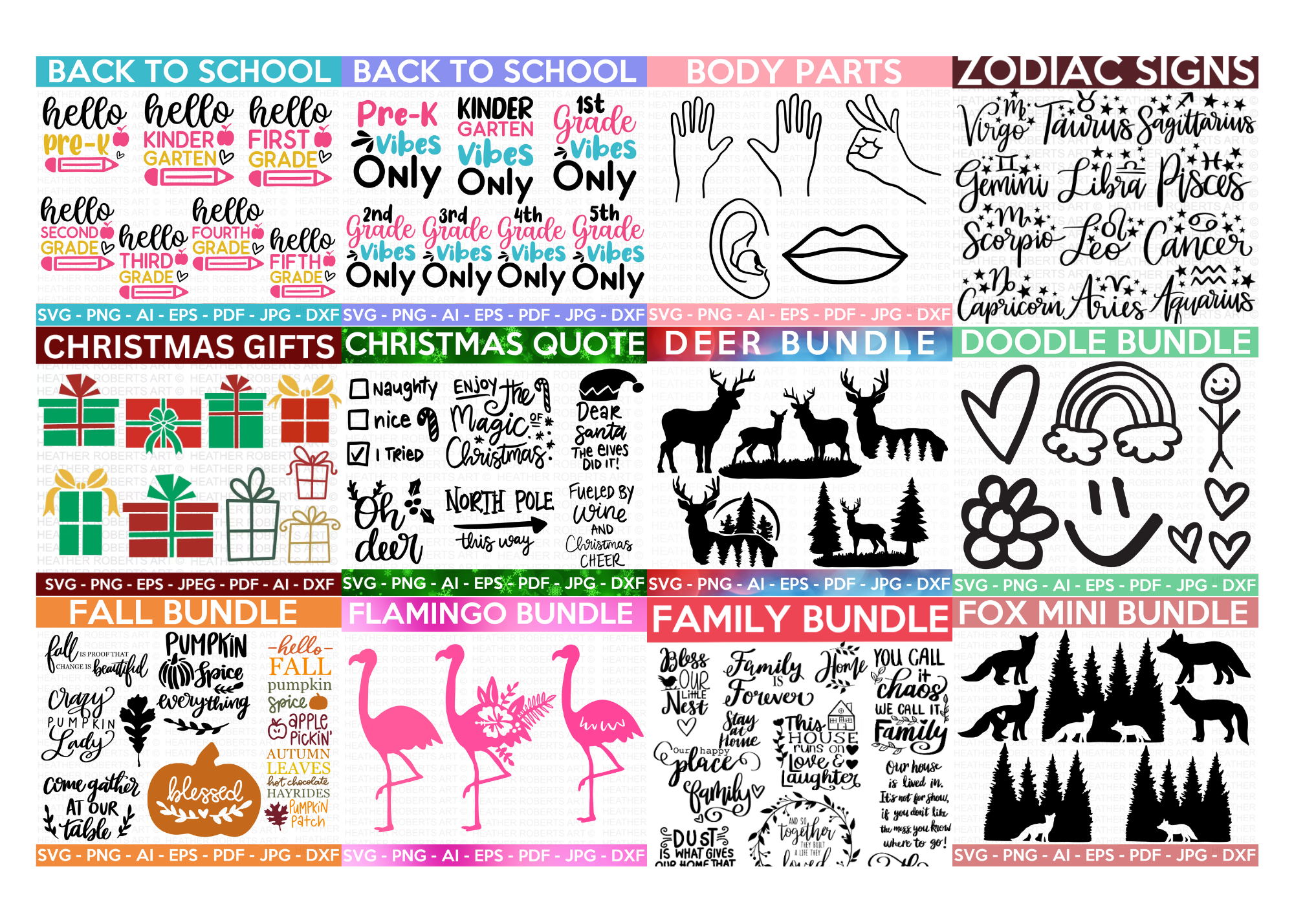 MEGA SVG BUNDLE Vol 5, 1000+ Designs 2
