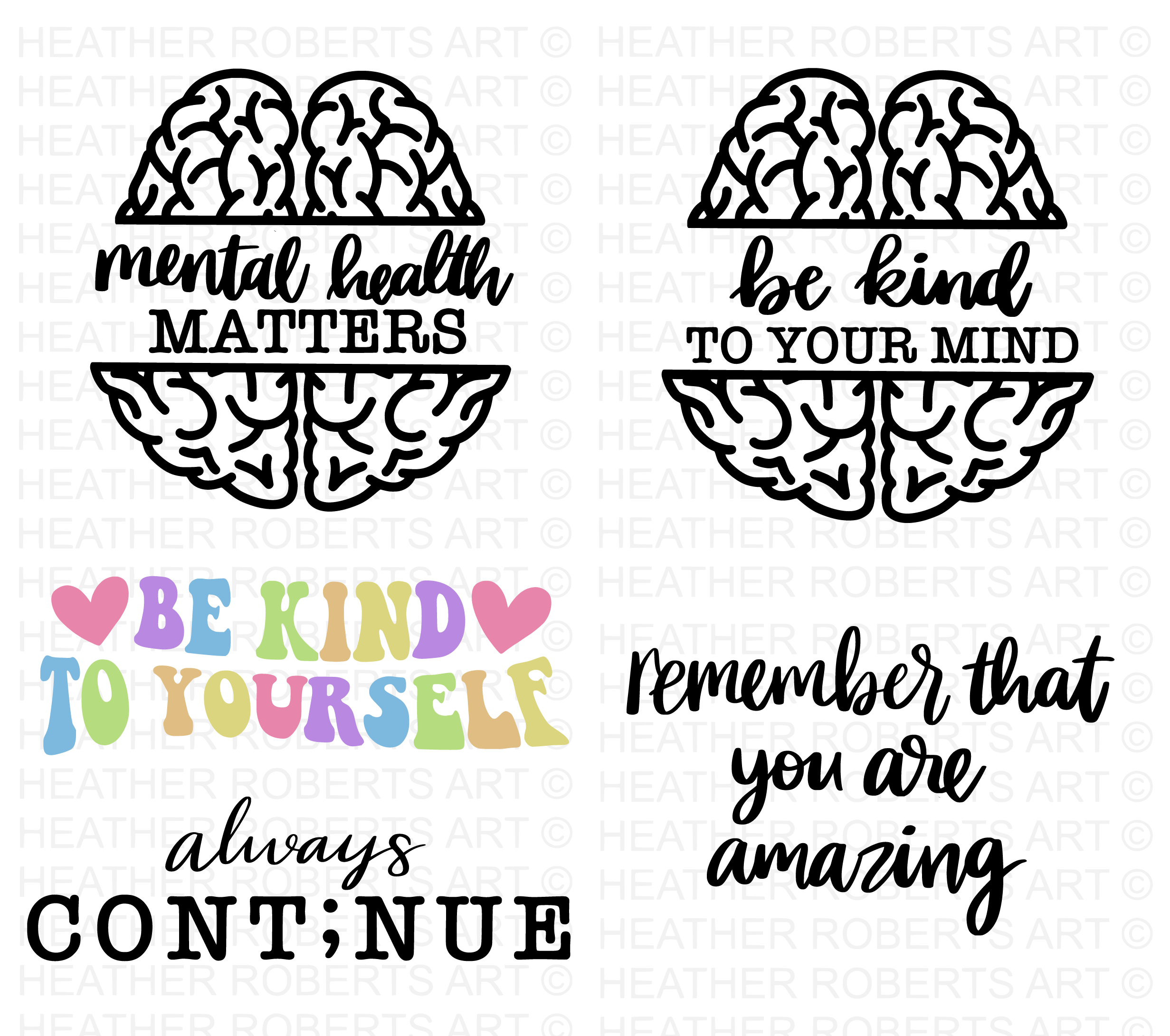 Mental Health SVG Bundle 2