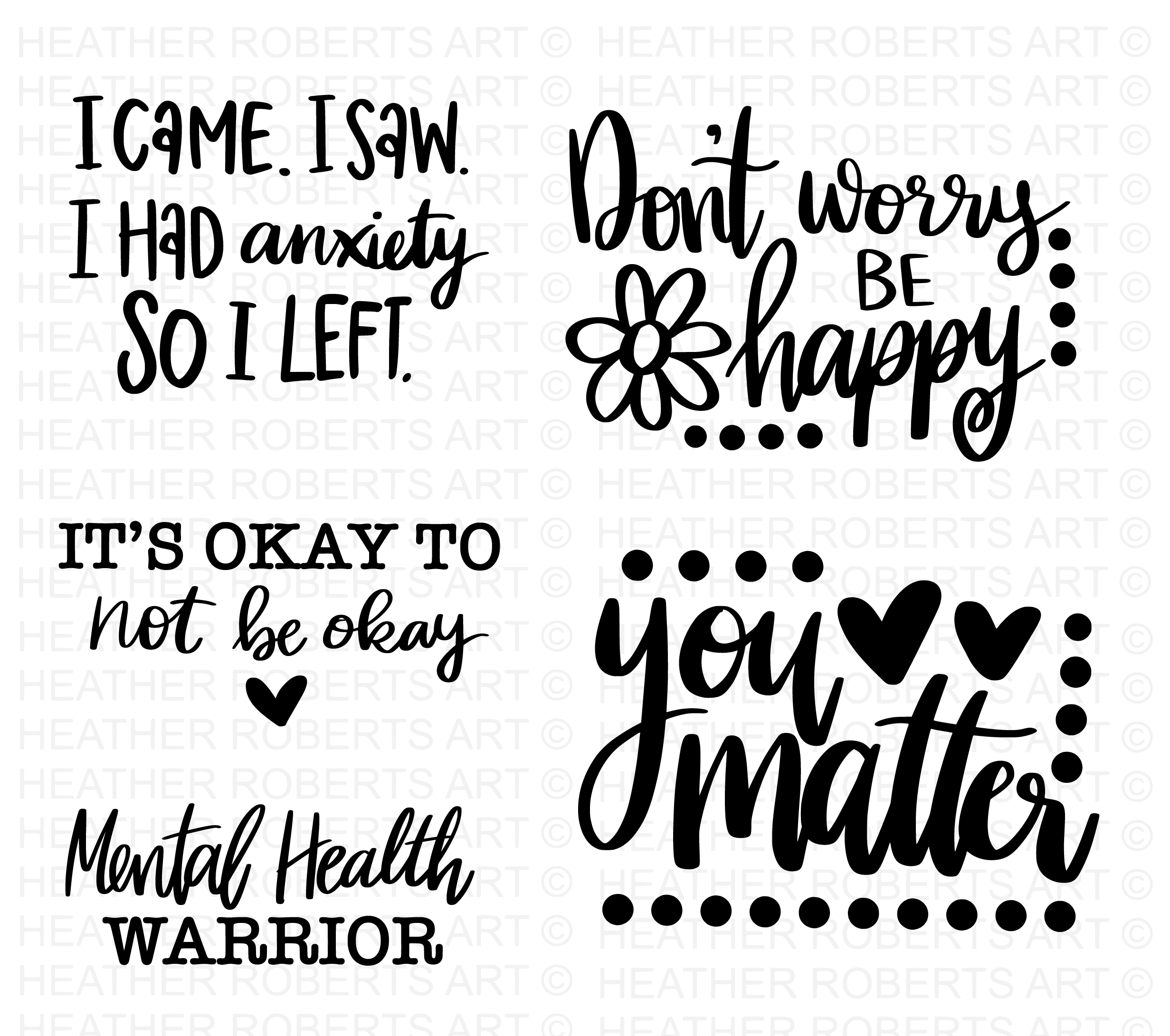 Mental Health SVG Bundle 3