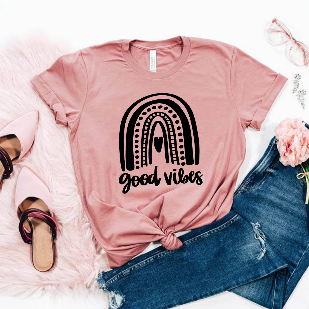 Good Vibes Rainbow SVG 3